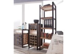 Étagère 60x40 Manguier Brut Imprimé Bois Naturel FACTORY #108 11 Étagère 60x40 Manguier Brut Imprimé Bois Naturel FACTORY #108 -Massivmoebel24 09 350 559 0108 03