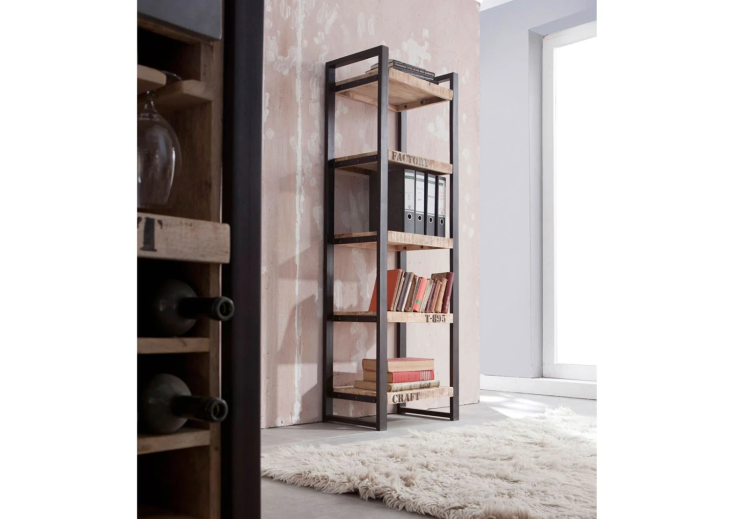 Étagère 60x40 Manguier Brut Imprimé Bois Naturel FACTORY #108 4 Étagère 60x40 Manguier Brut Imprimé Bois Naturel FACTORY #108 – Image 4