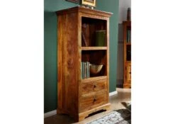 Étagère 68x44 Acacia Laqué Miel OXFORD #01010 -Massivmoebel24 09 350 610 9010 03