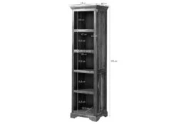 Étagère 54x44 Acacia Laqué Miel OXFORD #0441 17 Étagère 54x44 Acacia Laqué Miel OXFORD #0441 -Massivmoebel24 09 350 611 7019 08