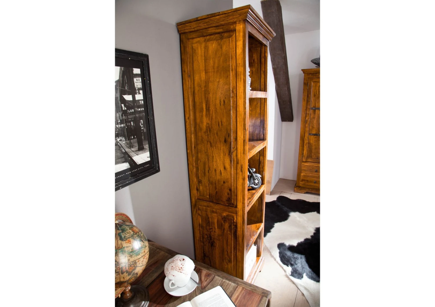 Étagère 54x44 Acacia Laqué Miel OXFORD #0441 3 Étagère 54x44 Acacia Laqué Miel OXFORD #0441 – Image 3