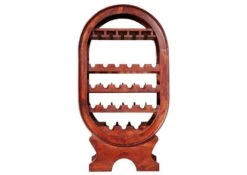 Étagère à Vin 67x35 Acacia Laqué Nougat OXFORD #533 9 Étagère à Vin 67x35 Acacia Laqué Nougat OXFORD #533 -Massivmoebel24 09 350 620 0P45 9