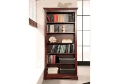 Étagère 97x35 Acacia Laqué Nougat OXFORD #421 -Massivmoebel24 09 350 620 4521 03