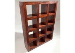 Étagère 138x36 Acacia Laqué Nougat OXFORD #430 -Massivmoebel24 09 350 620 6504 3