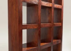 Étagère 138x36 Acacia Laqué Nougat OXFORD #430 -Massivmoebel24 09 350 620 6504 4