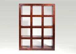 Étagère 138x36 Acacia Laqué Nougat OXFORD #430 -Massivmoebel24 09 350 620 6504 8