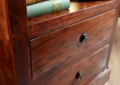 Étagère 68x44 Acacia Laqué Nougat OXFORD #1010 -Massivmoebel24 09 350 620 9010 5