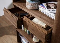 Étagère 88x40 Palissandre Teinté Smoked Cherry TORONTO #118 8 Étagère 88x40 Palissandre Teinté Smoked Cherry TORONTO #118 -Massivmoebel24 09 350 665 0019 4