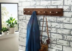 Portemanteau Mural 70x5 Palissandre Teinté Smoked Cherry TORONTO #140