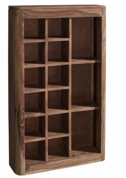 Étagère à CD/DVD 65x18 Palissandre Teinté Smoked Cherry TORONTO #150 -Massivmoebel24 09 350 665 0051 9