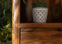 Étagère 88x40 Palissandre Ciré Noisette TORONTO #218 -Massivmoebel24 09 350 665 1018 6