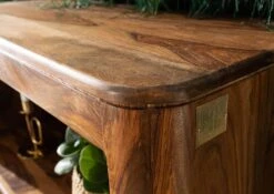 Étagère 88x40 Palissandre Ciré Noisette TORONTO #218 -Massivmoebel24 09 350 665 1018 7