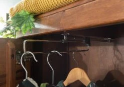 Armoire Penderie 70x37 Palissandre Ciré Noisette TORONTO #236 -Massivmoebel24 09 350 665 1036 5