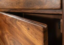 Armoire Penderie 70x37 Palissandre Ciré Noisette TORONTO #236 -Massivmoebel24 09 350 665 1036 7