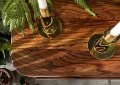 Commode 100x37 Palissandre Ciré Noisette TORONTO #238 -Massivmoebel24 09 350 665 1038 5