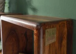 Étagère Murale 45x20 Palissandre Ciré Noisette Lot 3 Pièces TORONTO #242 -Massivmoebel24 09 350 665 1042 4