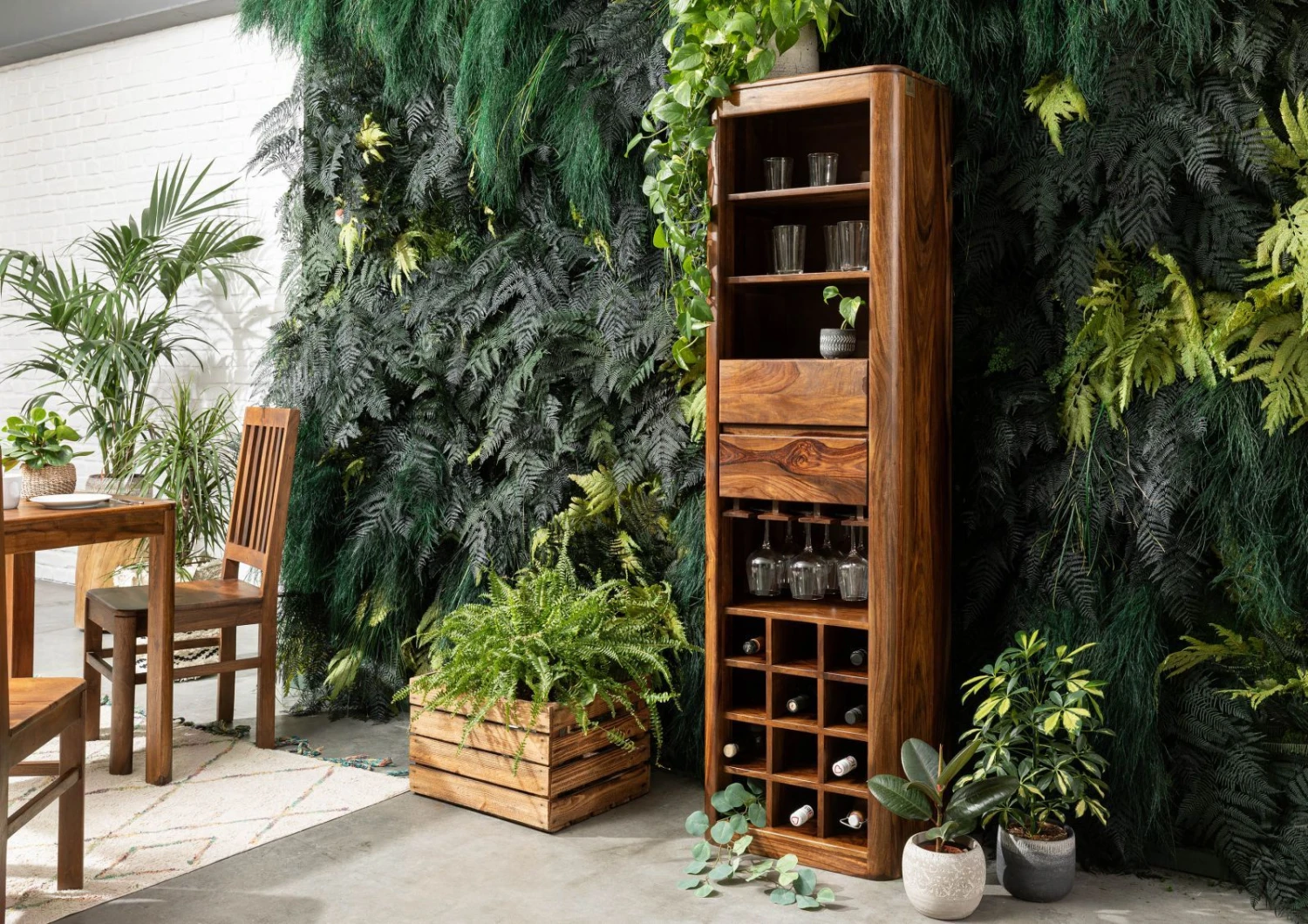 Étagère à Vin 50x36 Palissandre Ciré Noisette TORONTO #249 1 Étagère à Vin 50x36 Palissandre Ciré Noisette TORONTO #249