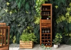 Étagère à Vin 50x36 Palissandre Ciré Noisette TORONTO #249 11 Étagère à Vin 50x36 Palissandre Ciré Noisette TORONTO #249 -Massivmoebel24 09 350 665 1049 3