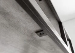 Étagère 100x40 Manguier Laqué Gris HEAVY INDUSTRY #108 15 Étagère 100x40 Manguier Laqué Gris HEAVY INDUSTRY #108 -Massivmoebel24 09 350 677 0010 7