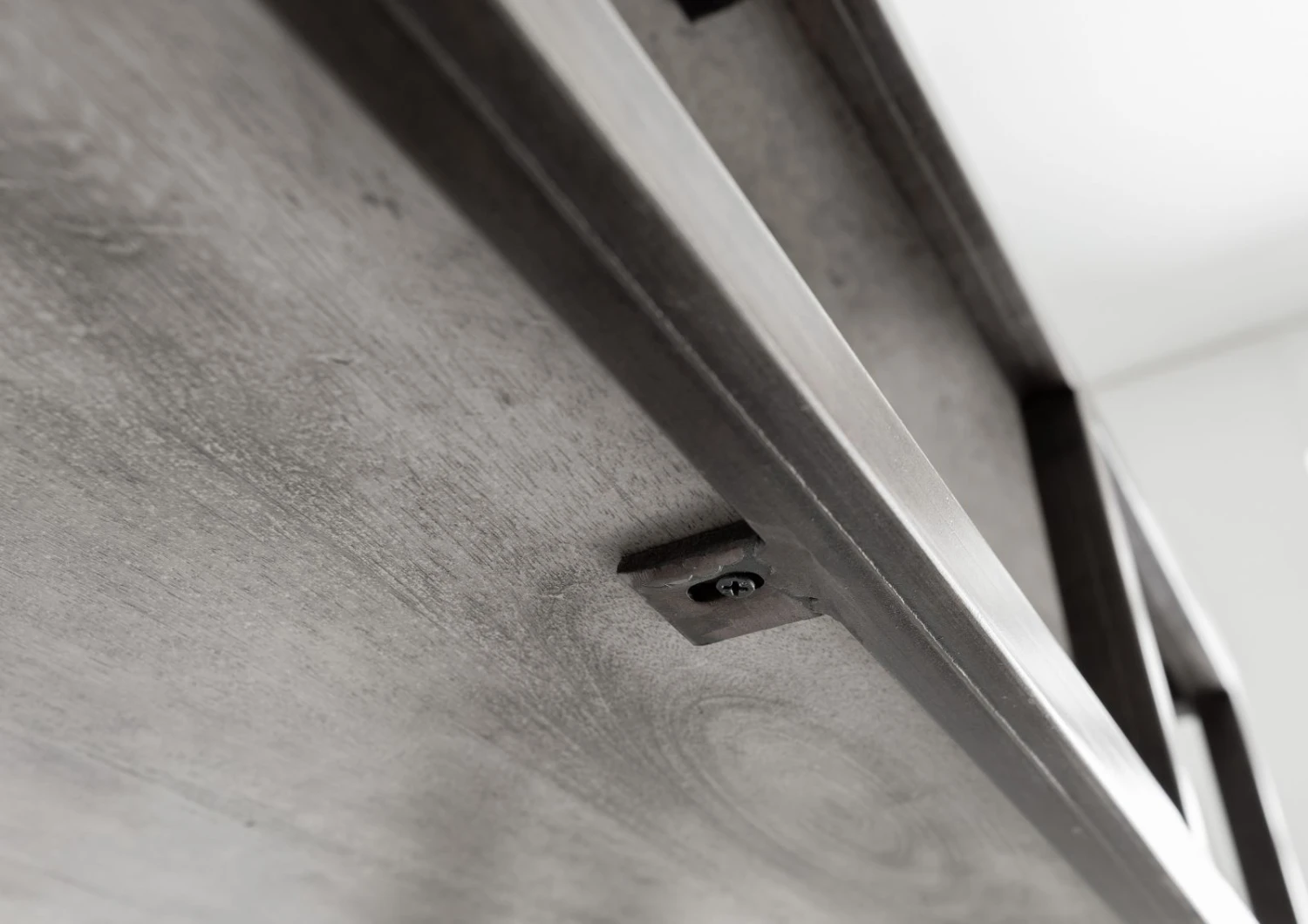 Étagère 100x40 Manguier Laqué Gris HEAVY INDUSTRY #108 7 Étagère 100x40 Manguier Laqué Gris HEAVY INDUSTRY #108 – Image 7