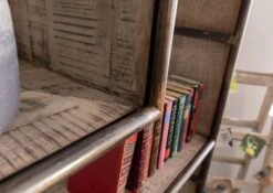 Étagère 90x40 Manguier Laqué Brun HEAVY INDUSTRY #207 11 Étagère 90x40 Manguier Laqué Brun HEAVY INDUSTRY #207 -Massivmoebel24 09 350 677 0205 4