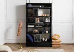 Paravento 111x40x193 Bois De Manguier Gris Huilé CHICAGO # 211