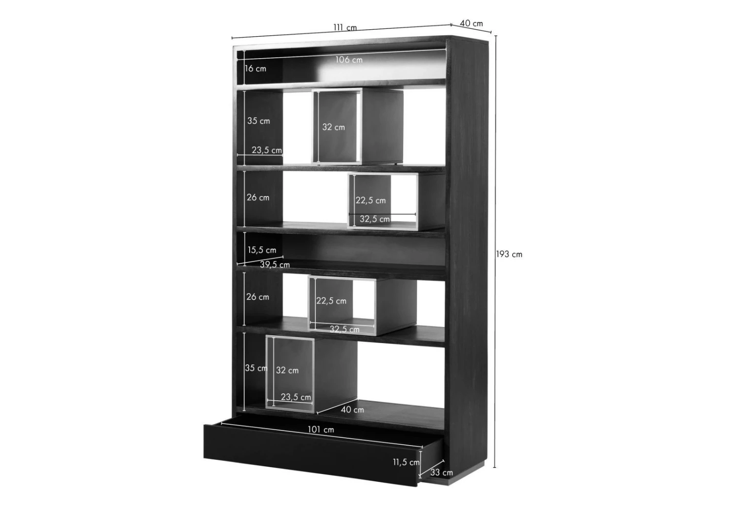 Paravento 111x40x193 Bois De Manguier Gris Huilé CHICAGO # 211 8 Paravento 111x40x193 Bois De Manguier Gris Huilé CHICAGO # 211 – Image 8