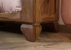 ANCONA #110 Etagère En Bois De Sheesham - Laqué / Marron 80x33x195 14 ANCONA #110 Etagère En Bois De Sheesham - Laqué / Marron 80x33x195 -Massivmoebel24 09 350 699 0010 06