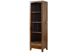 ANCONA #140 Etagère En Bois De Sheesham - Laqué / Marron 60x45x200 -Massivmoebel24 09 350 699 1040 09