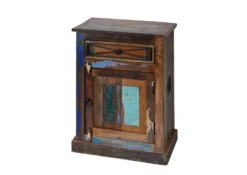 Petite Commode 55x34 Bois De Récupération Laqué Multicolore NATURE OF SPIRIT #100 13 Petite Commode 55x34 Bois De Récupération Laqué Multicolore NATURE OF SPIRIT #100 -Massivmoebel24 09 350 700 0001 9