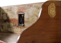 Étagère Murale 140x22 Bois De Récupération Laqué Multicolore NATURE OF SPIRIT #118 -Massivmoebel24 09 350 700 0018 5