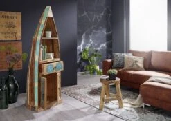 Étagère 52x48 Bois De Récupération Laqué Multicolore NATURE OF SPIRIT #121 11 Étagère 52x48 Bois De Récupération Laqué Multicolore NATURE OF SPIRIT #121 -Massivmoebel24 09 350 700 0022 4