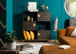 Étagère 130x40 Manguier Huilé Gris Taupe DIAMOND #119