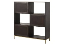 Étagère 130x40 Manguier Huilé Gris Taupe DIAMOND #119 -Massivmoebel24 09 350 760 0019 11