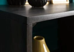 Étagère 130x40 Manguier Huilé Gris Taupe DIAMOND #119 -Massivmoebel24 09 350 760 0019 7