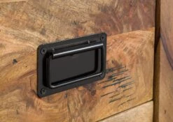 Étagère 50x35 Manguier Laqué Bois Naturel RAILWAY #179 -Massivmoebel24 09 350 772 0079 5