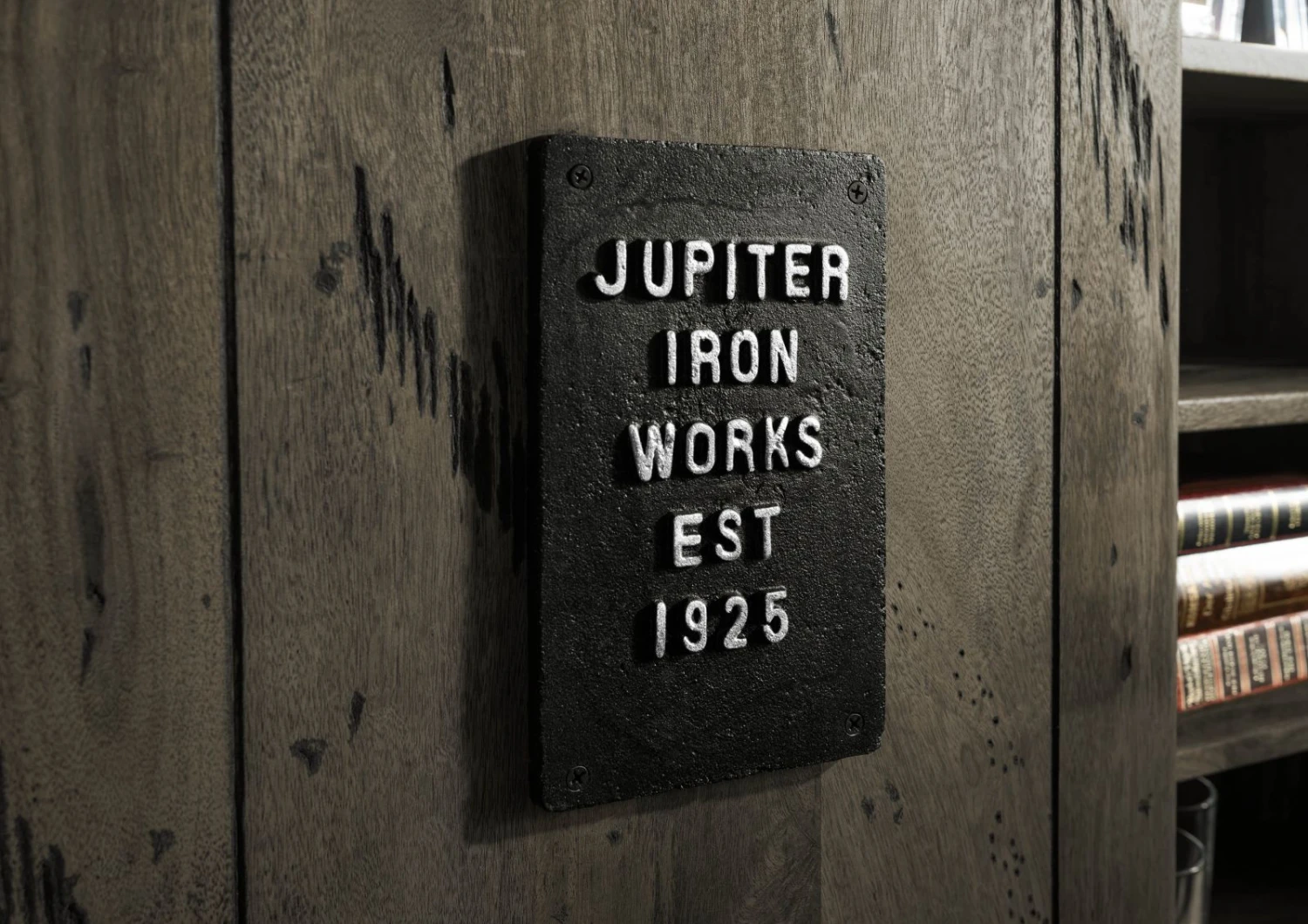 Étagère Murale 130x25 Manguier Laqué Gris RAILWAY #258 4 Étagère Murale 130x25 Manguier Laqué Gris RAILWAY #258 – Image 4