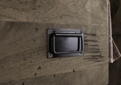 Étagère Murale 50x26 Manguier Laqué Gris RAILWAY #280 -Massivmoebel24 09 350 772 1080 7