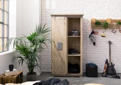 Armoire 100x50 Manguier Laqué Blanchi RAILWAY #315 12 Armoire 100x50 Manguier Laqué Blanchi RAILWAY #315 -Massivmoebel24 09 350 772 2014 4