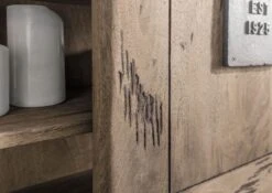 Étagère Murale 130x25 Manguier Laqué Whitewash RAILWAY #358 13 Étagère Murale 130x25 Manguier Laqué Whitewash RAILWAY #358 -Massivmoebel24 09 350 772 2058 5