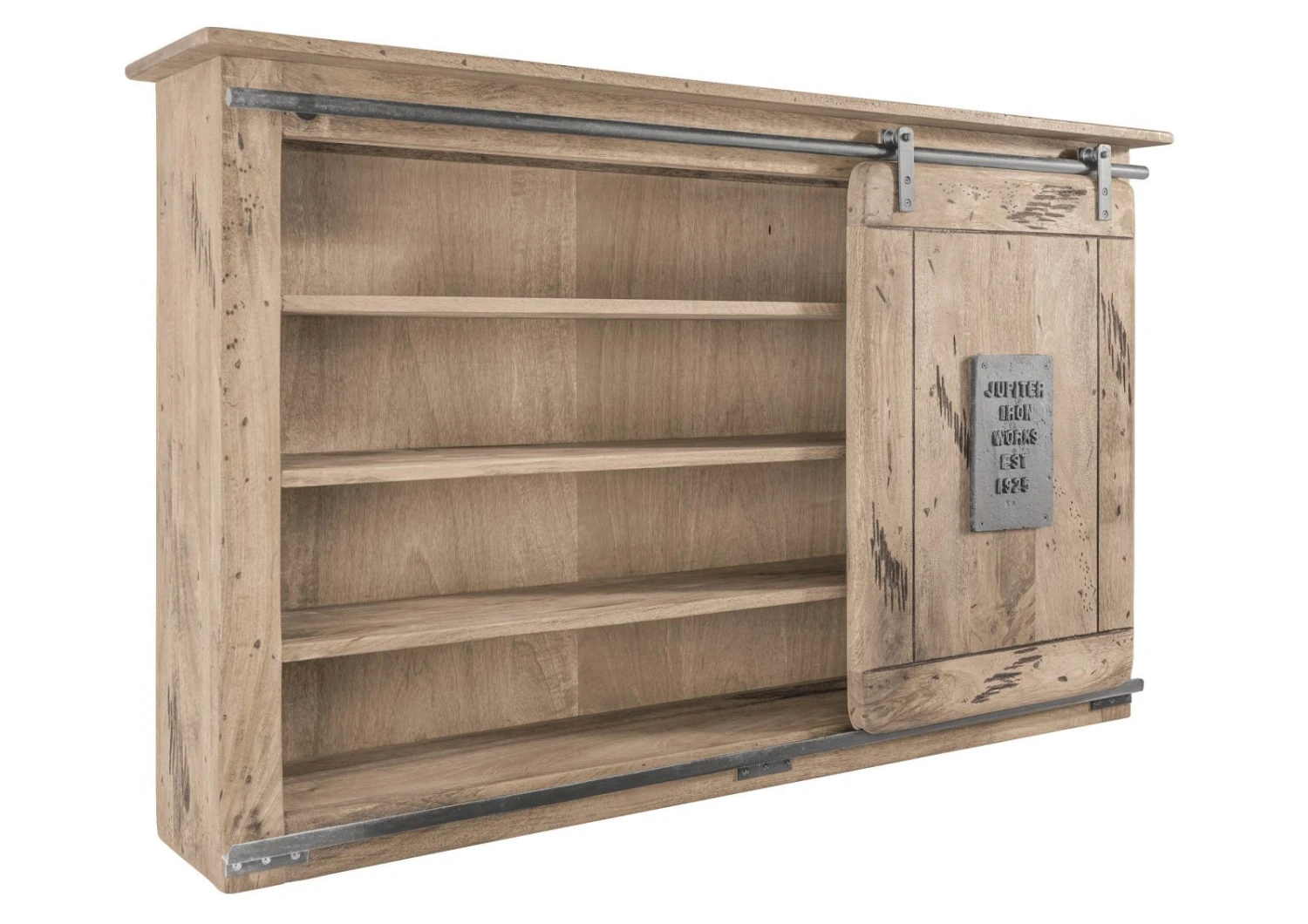 Étagère Murale 130x25 Manguier Laqué Whitewash RAILWAY #358 9 Étagère Murale 130x25 Manguier Laqué Whitewash RAILWAY #358 – Image 9