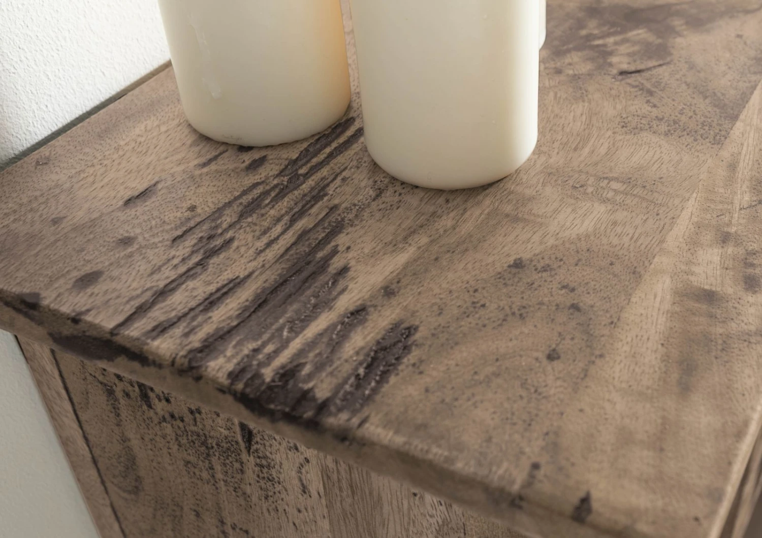 Étagère Murale 130x25 Manguier Laqué Whitewash RAILWAY #365 5 Étagère Murale 130x25 Manguier Laqué Whitewash RAILWAY #365 – Image 5