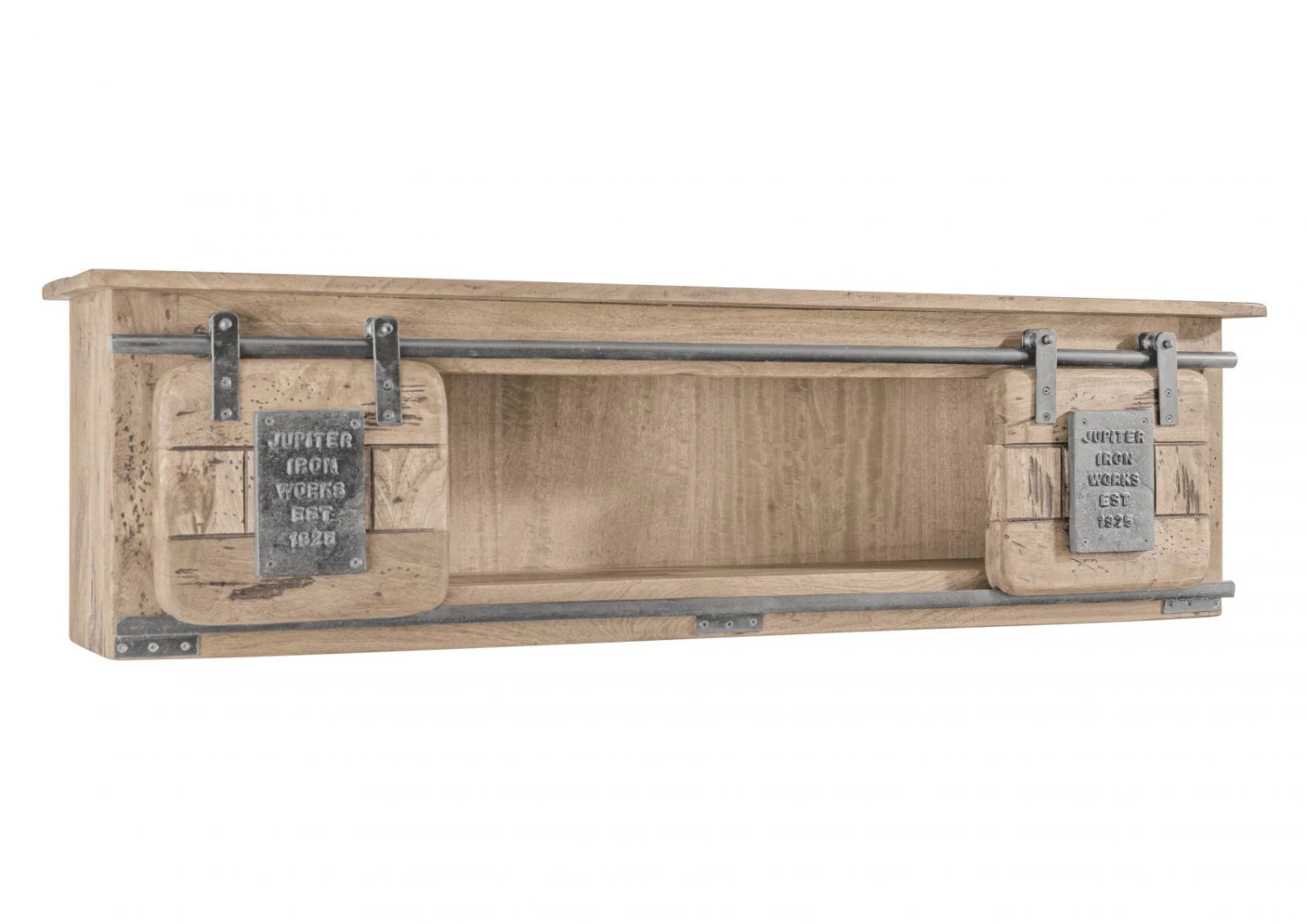 Étagère Murale 130x25 Manguier Laqué Whitewash RAILWAY #365 9 Étagère Murale 130x25 Manguier Laqué Whitewash RAILWAY #365 – Image 9