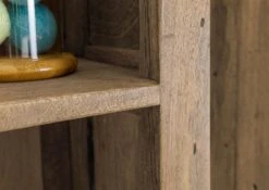 Étagère Murale 50x26 Manguier Laqué Whitewash RAILWAY #380 -Massivmoebel24 09 350 772 2080 5