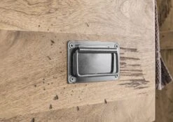 Étagère Murale 50x26 Manguier Laqué Whitewash RAILWAY #380 -Massivmoebel24 09 350 772 2080 6