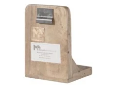 Étagère Murale En Bois De Manguier 16x16x20, Vernis Beige, RAILWAY #388 -Massivmoebel24 09 350 772 2088 10