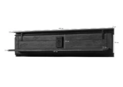 Étagère Murale En Bois De Manguier Brun Clair Laqué RAILWAY #190 -Massivmoebel24 09 350 772 2090 08