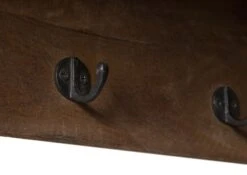 Portemanteau En Bois De Manguier Huilé RAILWAY #454 -Massivmoebel24 09 350 772 3060 06