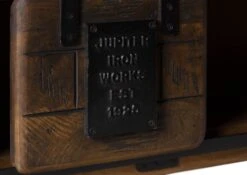 Étagère Murale En Bois De Manguier Huilé RAILWAY #465 15 Étagère Murale En Bois De Manguier Huilé RAILWAY #465 -Massivmoebel24 09 350 772 3065 06