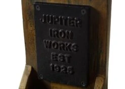 Étagère Murale En Bois De Manguier Brun Laqué RAILWAY #388 -Massivmoebel24 09 350 772 3088 05